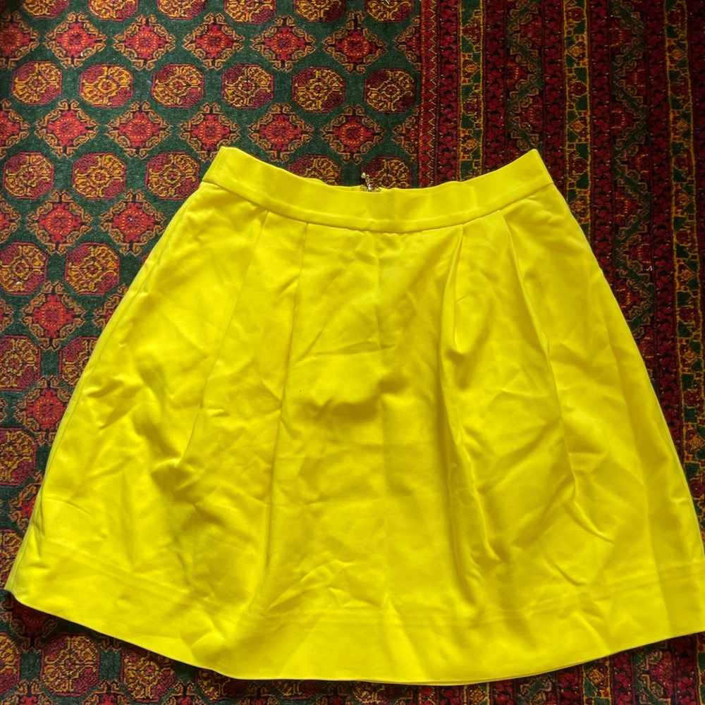COPY - Kate Spade Bright Yellow Mini Skirt